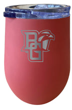 Load image into Gallery viewer, Bowling Green Falcons 12 oz Etched Insulated Wine Stainless Steel Tumbler - Choose Your Color

