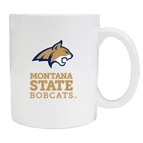 Montana State Bobcats White Ceramic NCAA Fan Mug 2-Pack (White)