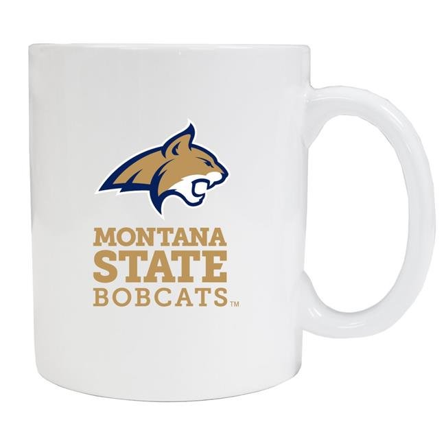 Montana State Bobcats White Ceramic NCAA Fan Mug 2-Pack (White)