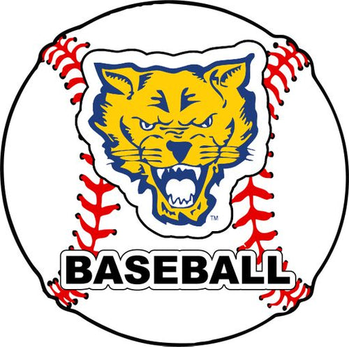 Fort Valley State University 4-Inch Round Baseball NCAA Passion Vinyl Decal Sticker