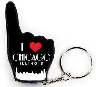 Chicago Illinois #1 Fan Keychain