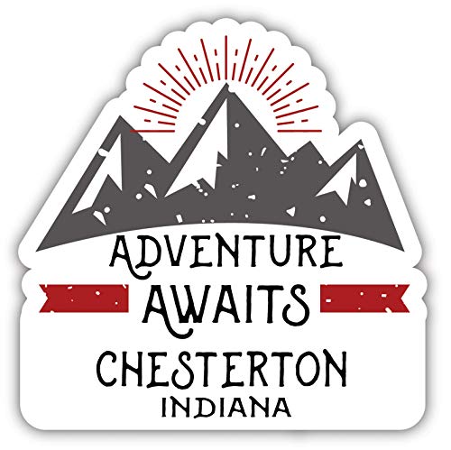 Chesterton Indiana Souvenir Decorative Stickers (Choose theme and size)
