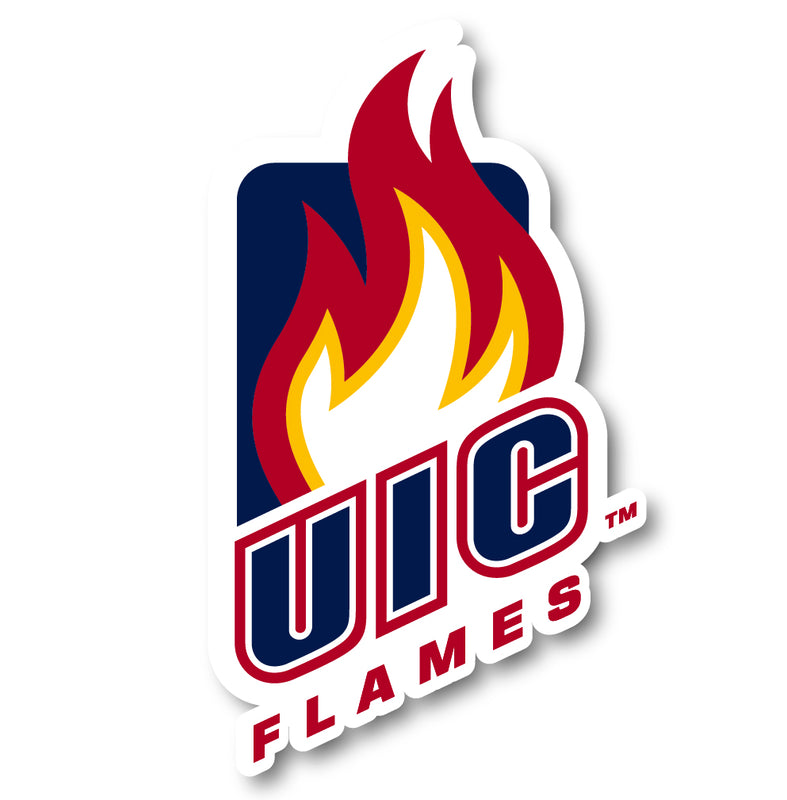University of Illinois at Chicago 2-Inch Mascot Logo NCAA Vinyl Decal Sticker for Fans, Students, and Alumni