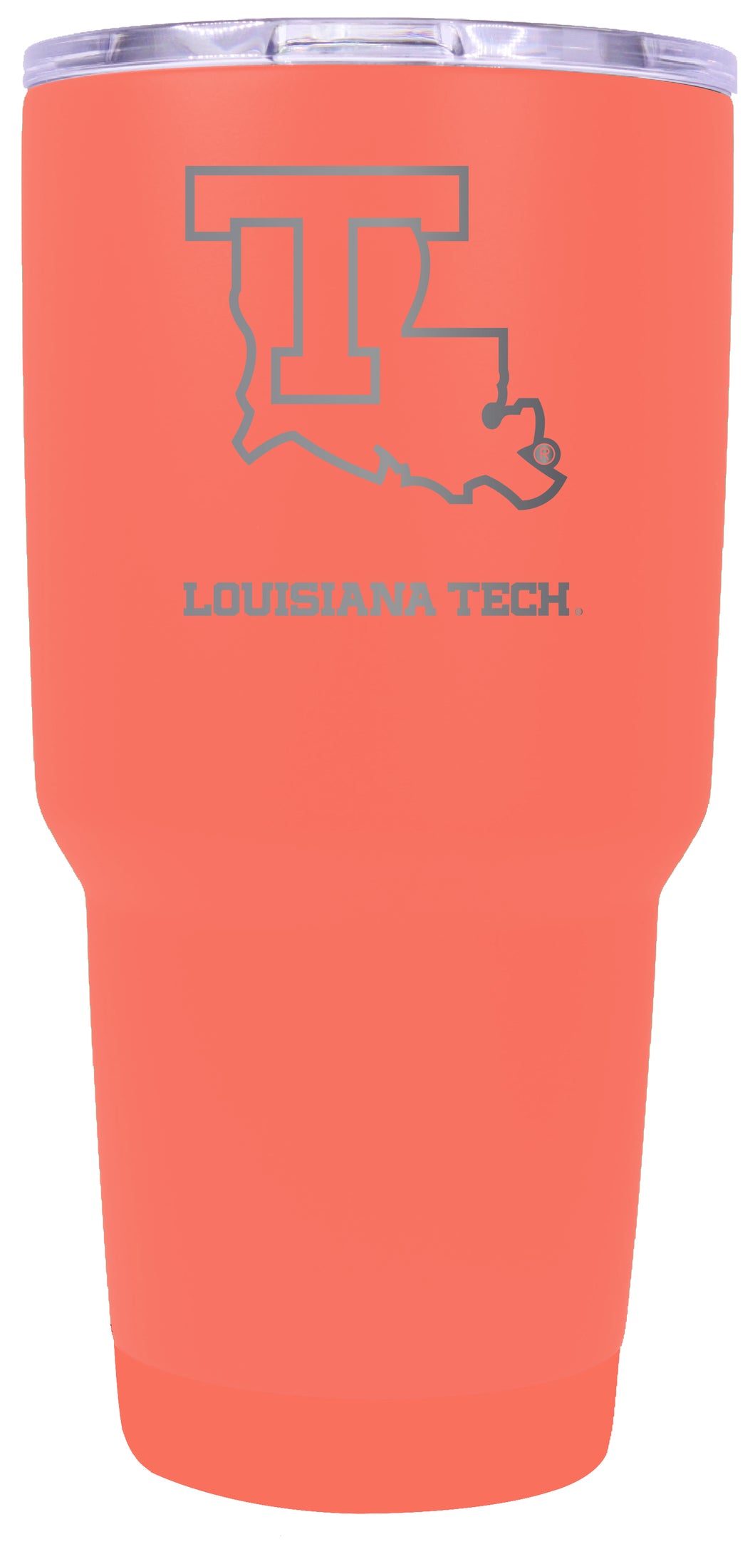 Louisiana Tech Bulldogs Premium Laser Engraved Tumbler - 24oz Stainless Steel Insulated Mug Choose Your Color.
