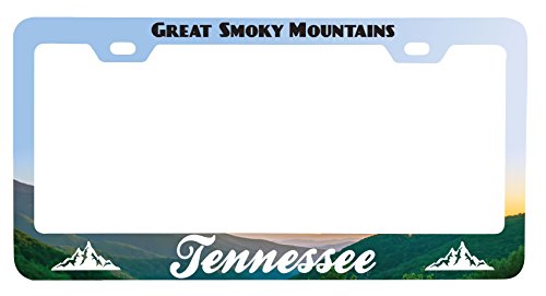 Great Smoky Mountains Tennessee Blue Ridge Bear Gatlinburg Metal License Plate Frame