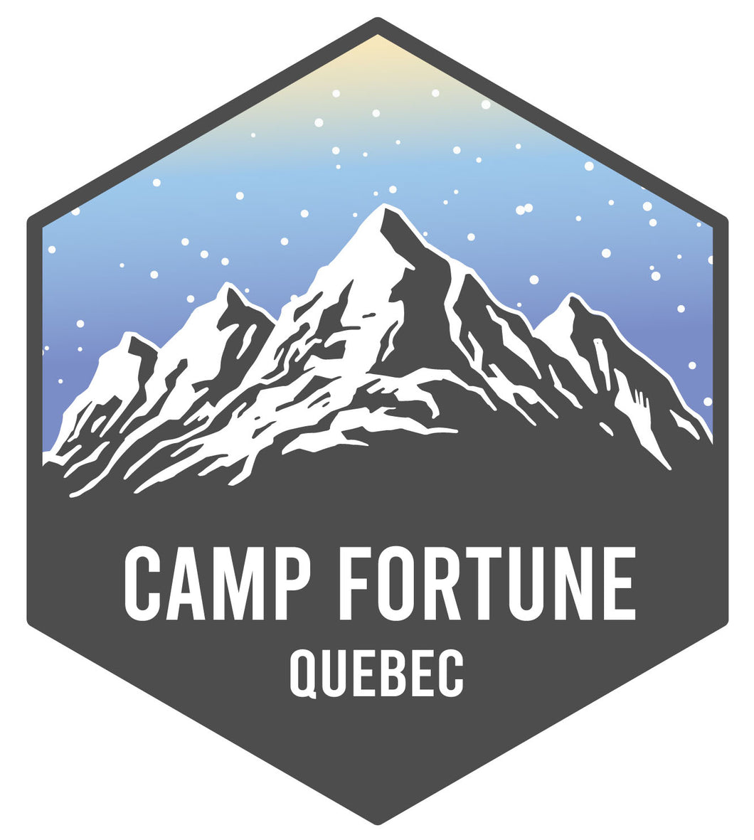 Camp Fortune Quebec Ski Adventures Souvenir 4 Inch Vinyl Decal Sticker