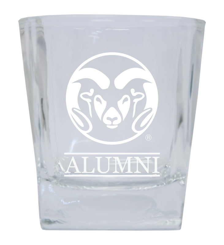 Colorado State Rams 2-Pack Alumni Elegance 10oz Etched Glass Tumbler