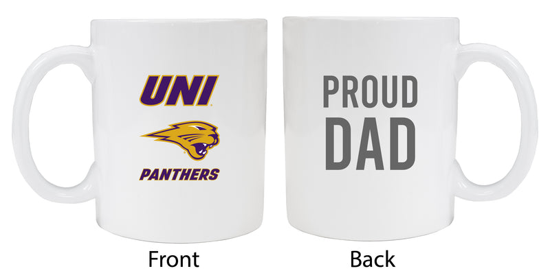 Northern Iowa Panthers Proud Dad Ceramic Coffee Mug - White