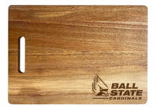 Load image into Gallery viewer, Ball State University Classic Acacia Wood Cutting Board - Small Corner Logo
