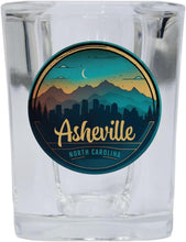 Load image into Gallery viewer, Asheville North Carolina Souvenir 2.5 oz Shot Glass Square
