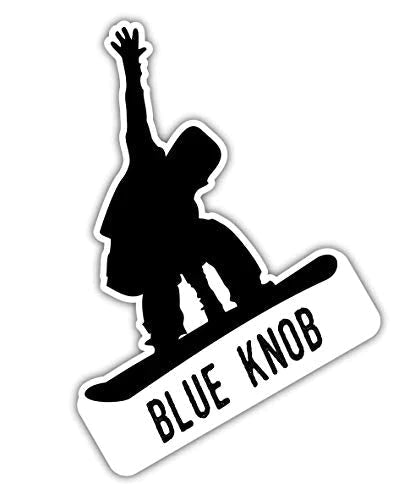 Blue Knob Pennsylvania Ski Adventures Souvenir 4 Inch Vinyl Decal Sticker 4-Pack