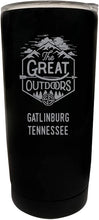 Load image into Gallery viewer, Gatlinburg Tennessee Etched 16 oz Stainless Steel Insulated Tumbler Outdoor Adventure Design
