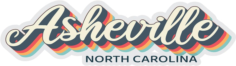 Asheville North Carolina Souvenir Vinyl Decal Sticker 3D Design