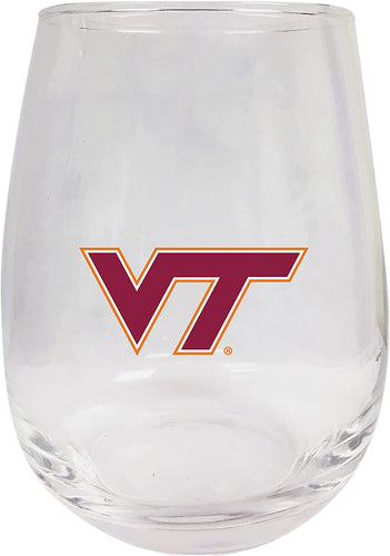 Virginia Tech Hokies Stemless Wine Glass - 9 oz. | Officially Licensed NCAA Merchandise