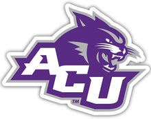 Load image into Gallery viewer, Abilene Christian University 4-Inch State Shape NCAA Vinyl Decal Sticker for Fans, Students, and Alumni

