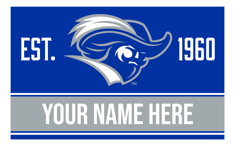 Personalized Customizable Christopher Newport Captains Wood Sign with Frame Custom Name