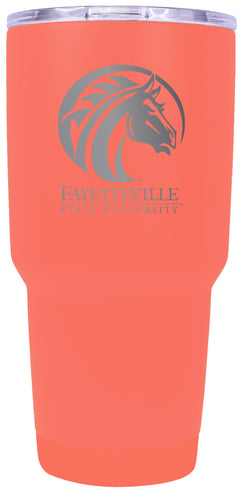 Fayetteville State University Premium Laser Engraved Tumbler - 24oz Stainless Steel Insulated Mug Choose Your Color.