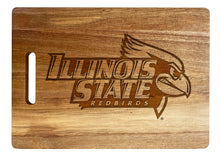 Load image into Gallery viewer, Illinois State Redbirds Classic Acacia Wood Cutting Board - Small Corner Logo
