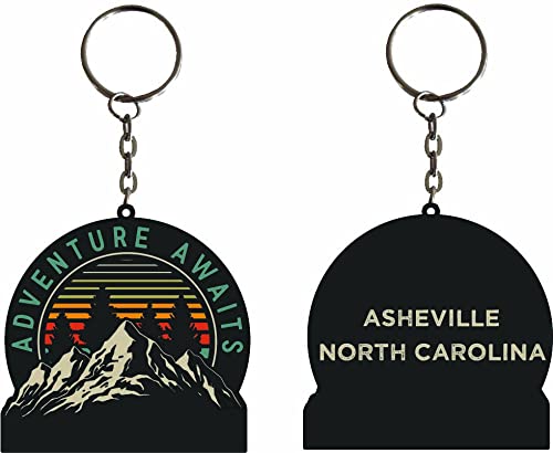 Asheville North Carolina Souvenir adventure awaits Metal Keychain