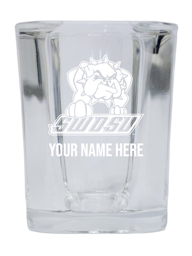NCAA Southwestern Oklahoma State University Personalized 2oz Stemless Shot Glass - Custom Laser Etched 4-Pack