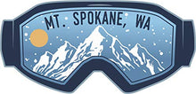 Load image into Gallery viewer, Mt. Spokane Washington Ski Adventures Souvenir 4 Inch Vinyl Decal Sticker 4-Pack
