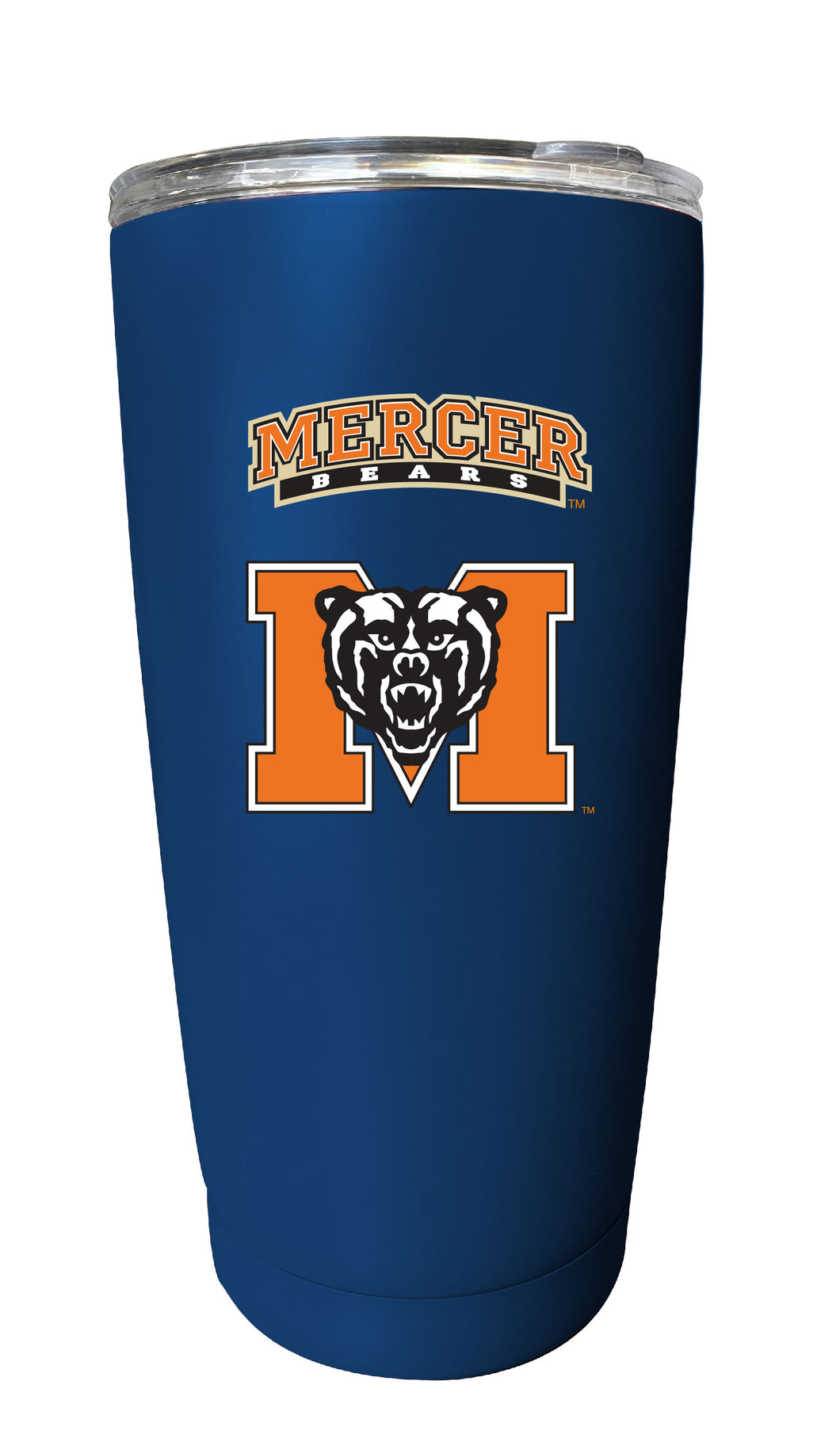 Mercer University NCAA Insulated Tumbler - 16oz Stainless Steel Travel Mug Choose Your Color
