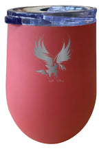 Load image into Gallery viewer, North Carolina Central Eagles 12 oz Etched Insulated Wine Stainless Steel Tumbler - Choose Your Color
