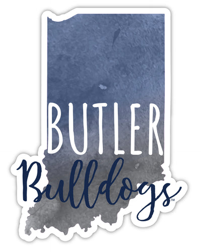Butler Bulldogs 2-Inch on one of its sides Watercolor Design NCAA Durable School Spirit Vinyl Decal Sticker