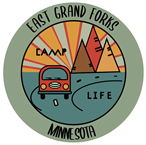 East Grand Forks Minnesota Souvenir Decorative Stickers (Choose theme and size)