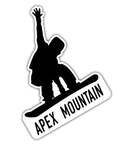Apex Mountain British Columbia Ski Adventures Souvenir 4 Inch Vinyl Decal Sticker 4-Pack