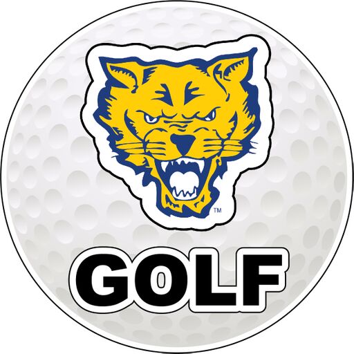 Fort Valley State University 4-Inch Round Golf NCAA Fairway Fervor Vinyl Decal Sticker