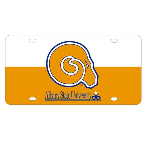 NCAA Albany State University Metal License Plate - Lightweight, Sturdy & Versatile