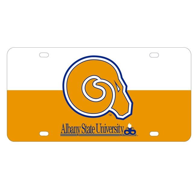 NCAA Albany State University Metal License Plate - Lightweight, Sturdy & Versatile