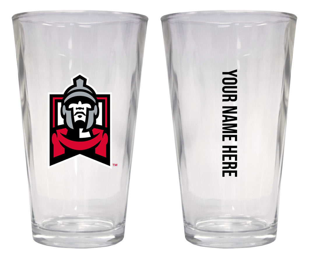 Customizable NCAA East Stroudsburg University 16 oz Pint Glass – Perfect Gift Personalized With your own  or any fan name