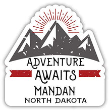 Load image into Gallery viewer, Mandan North Dakota Souvenir Decorative Stickers (Choose theme and size)
