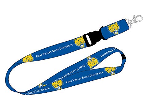 Ultimate Sports Fan Lanyard -  Fort Valley State University Spirit, Durable Polyester, Quick-Release Buckle & Heavy-Duty Clasp