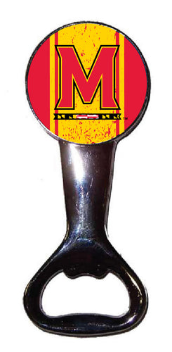 Maryland Terrapins Officially Licensed Magnetic Metal Bottle Opener - Tailgate & Kitchen Essential