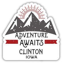 Load image into Gallery viewer, Clinton Iowa Souvenir Decorative Stickers (Choose theme and size)
