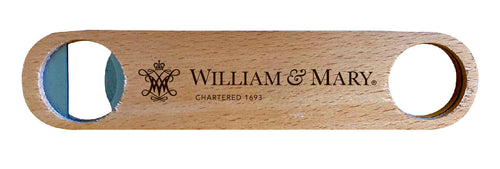 William and Mary NCAA Elegant Laser-Etched Wooden Bottle Opener - Collegiate Bar Accessory