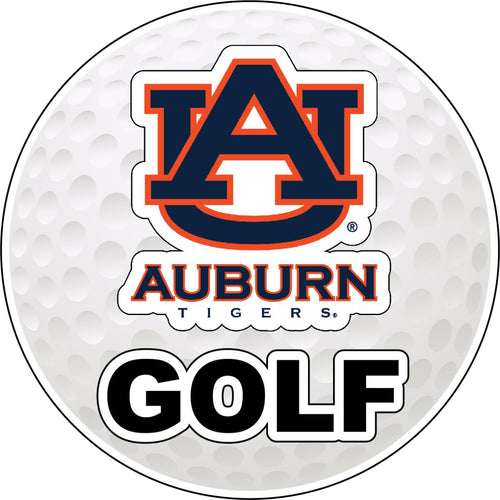 Auburn Tigers 4-Inch Round Golf NCAA Fairway Fervor Vinyl Decal Sticker