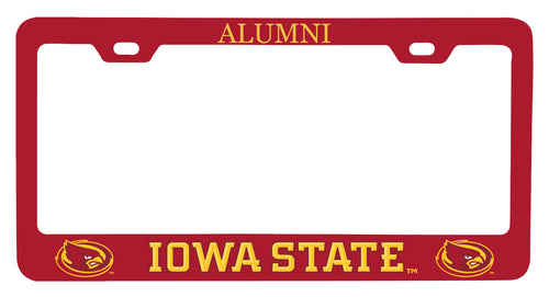 NCAA Iowa State Cyclones Alumni License Plate Frame - Colorful Heavy Gauge Metal, Officially Licensed