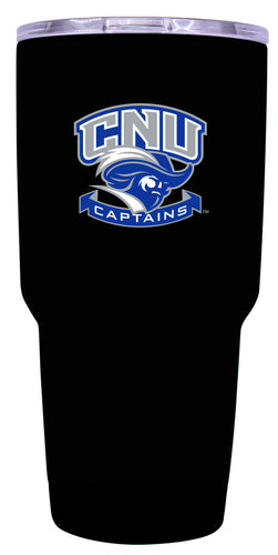 Christopher Newport Captains Mascot Logo Tumbler - 24oz Color-Choice Insulated Stainless Steel Mug