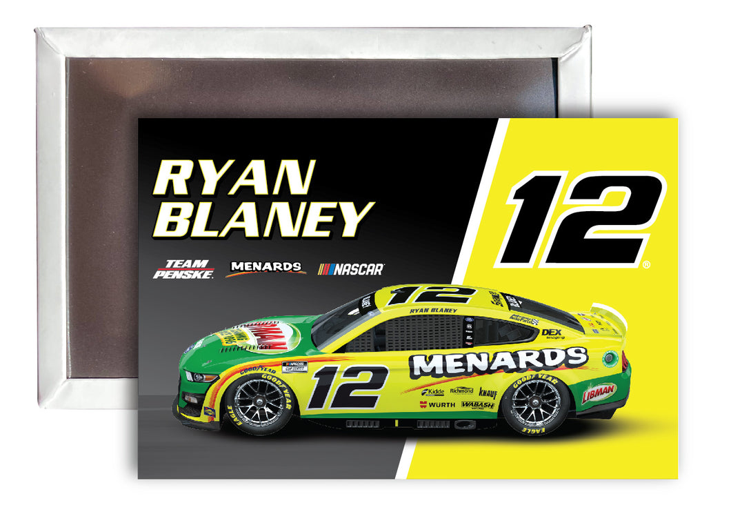#12 Ryan Blaney Nascar 2x3-Inch Fridge Magnet