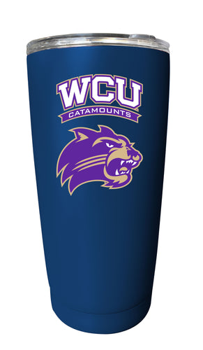 Western Carolina University NCAA Insulated Tumbler - 16oz Stainless Steel Travel Mug Choose Your Color