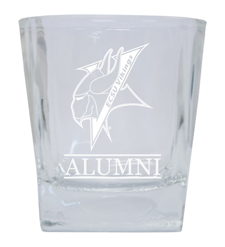 Elizabeth City State University 2-Pack Alumni Elegance 10oz Etched Glass Tumbler