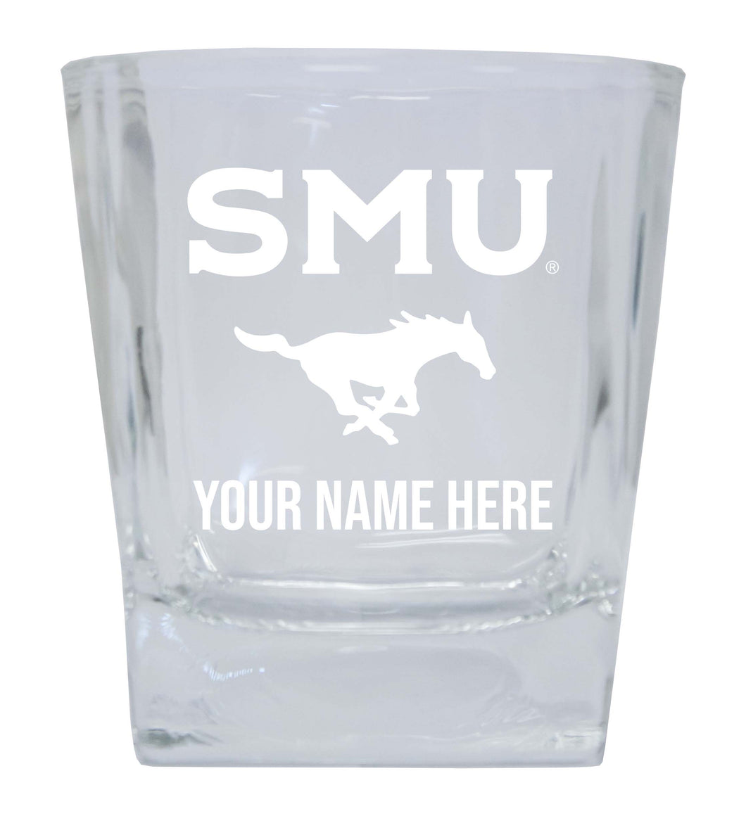 Southern Methodist University NCAA Spirit Elegance - 5 ozPersonalized With Custom Name Etched Shooter Glass Tumbler