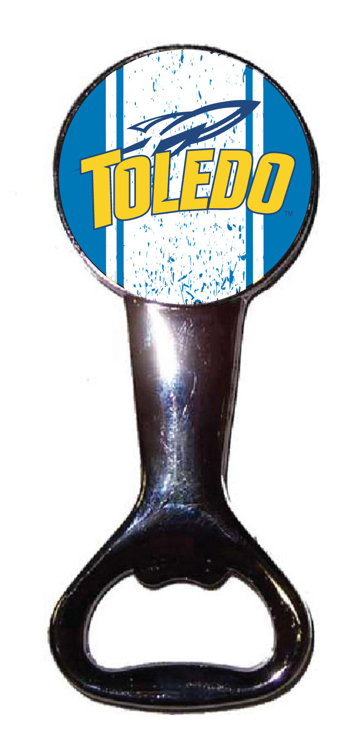 Toledo Rockets Officially Licensed Magnetic Metal Bottle Opener - Tailgate & Kitchen Essential
