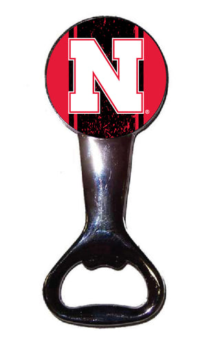 Nebraska Cornhuskers Officially Licensed Magnetic Metal Bottle Opener - Tailgate & Kitchen Essential