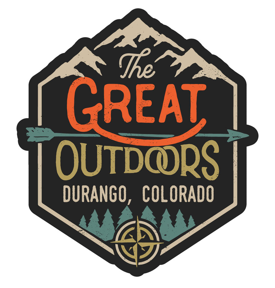 Durango Colorado Souvenir Decorative Stickers (Choose theme and size)