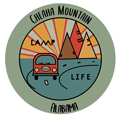 Cheaha Mountain Alabama Souvenir Decorative Stickers (Choose theme and size)